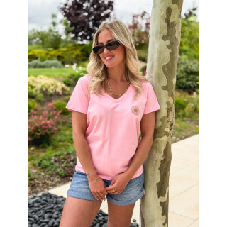 T-shirt Floresia - Rose