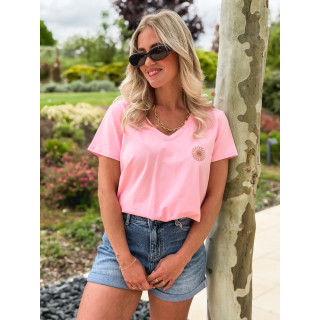 T-shirt Floresia - Rose