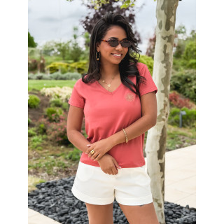 T-shirt Floresia - Terracotta