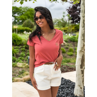 T-shirt Floresia - Terracotta