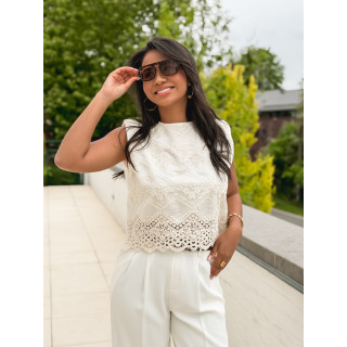 Blouse Amélya - Beige