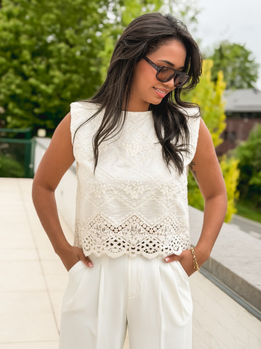 Blouse Amélya - Beige