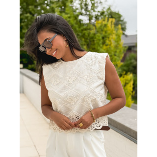 Blouse Amélya - Beige