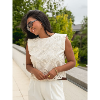 Blouse Amélya - Beige