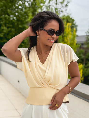 Blouse Lauriane - Jaune