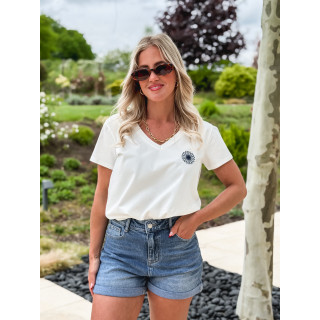 T-shirt Floresia - Blanc