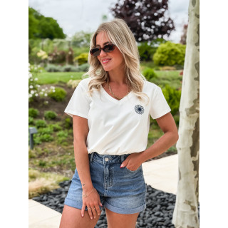 T-shirt Floresia - Blanc