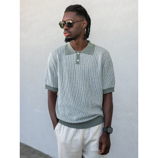 Pull ligné Ruiz - Kaki