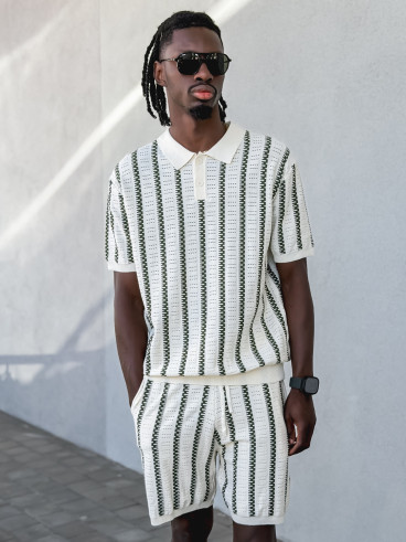 Ensemble Axel - Beige/Vert