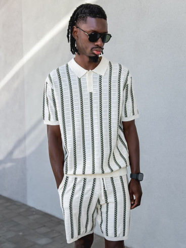 Ensemble Axel - Beige/Vert
