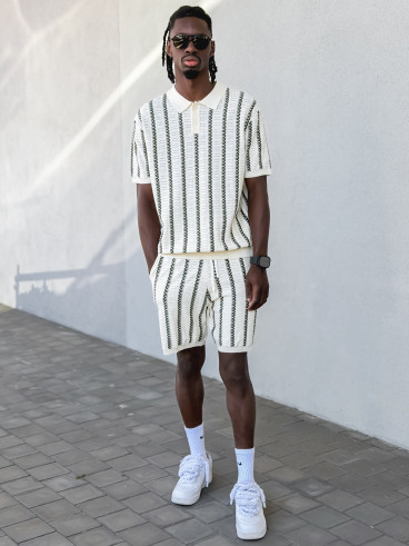 Ensemble Axel - Beige/Vert