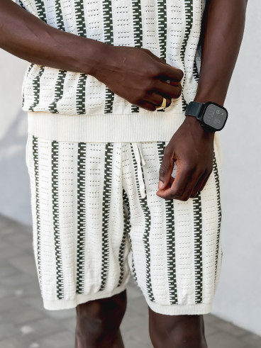 Ensemble Axel - Beige/Vert
