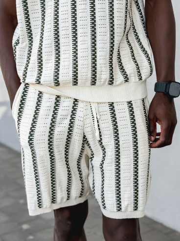 Ensemble Axel - Beige/Vert