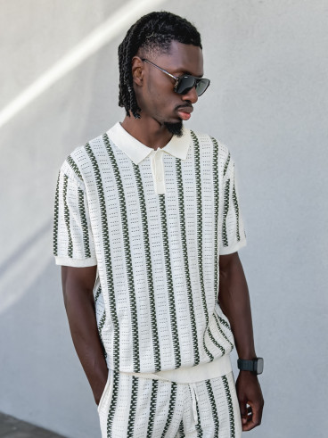 Ensemble Axel - Beige/Vert