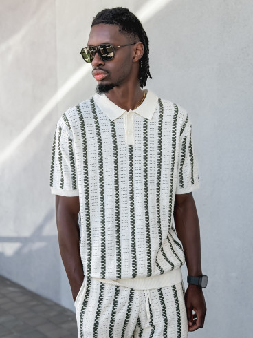 Ensemble Axel - Beige/Vert