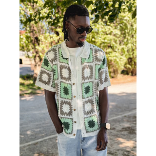 Chemise en crochet Ayden - Vert