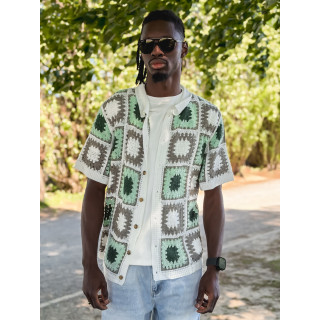 Chemise en crochet Ayden - Vert