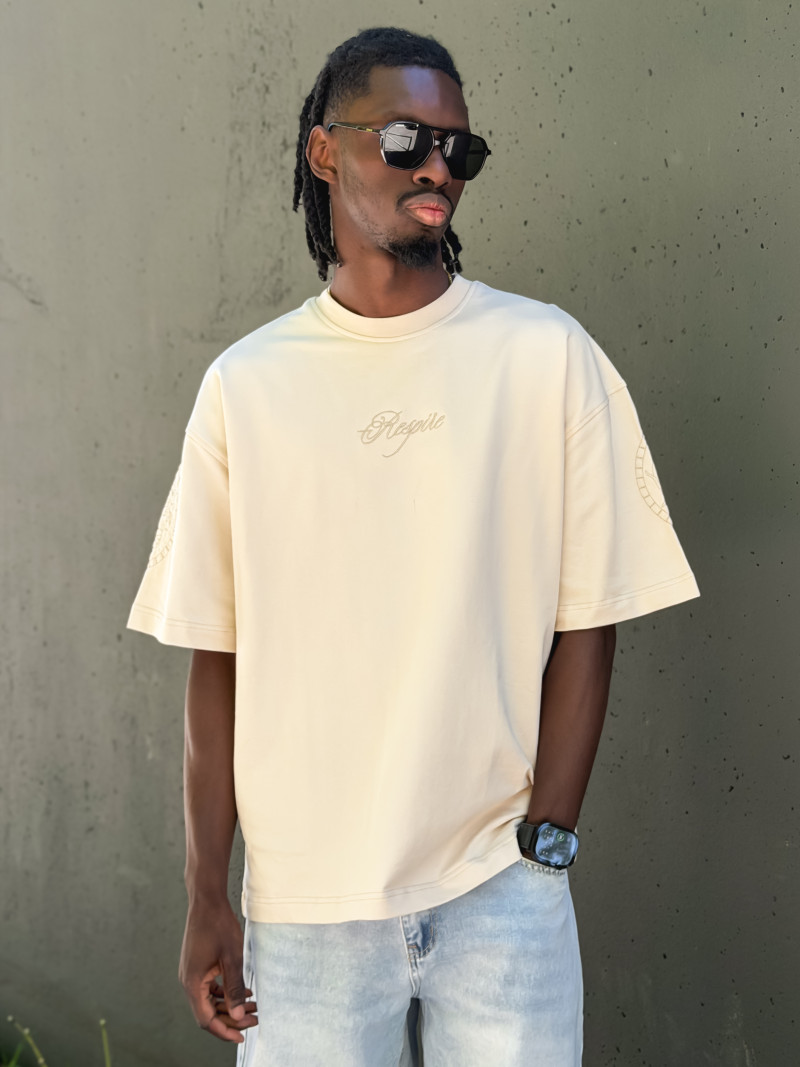 T-shirt "Respire" - Beige