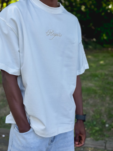 T-shirt "Respire" - Blanc