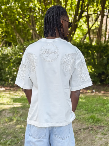T-shirt "Respire" - Blanc