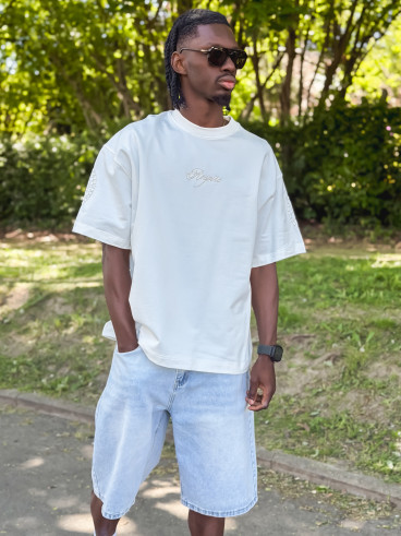 T-shirt "Respire" - Blanc