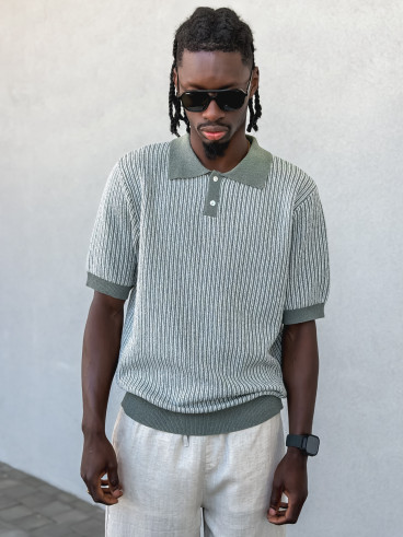 Pull ligné Ruiz - Kaki