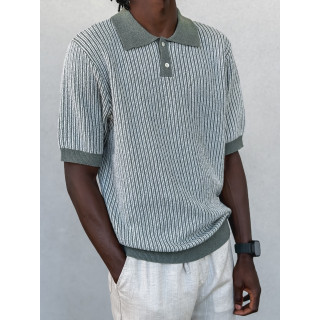 Pull ligné Ruiz - Kaki