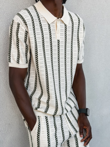 Ensemble Axel - Beige/Vert