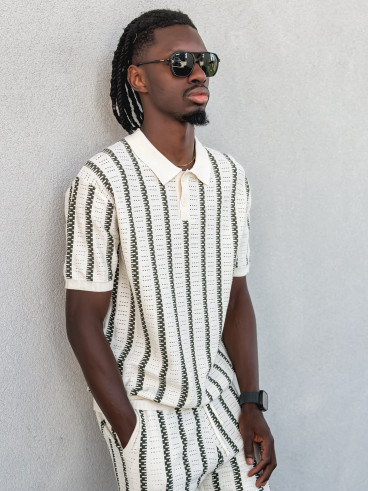 Ensemble Axel - Beige/Vert