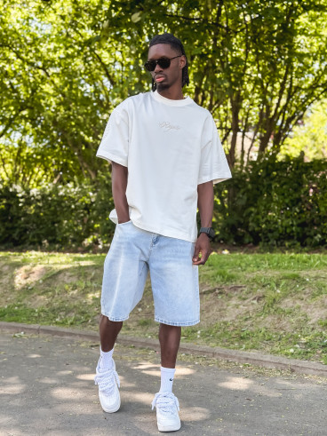 T-shirt "Respire" - Blanc