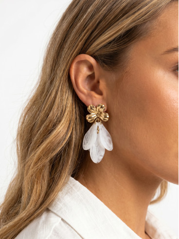 Boucles d'oreilles Véna - Doré