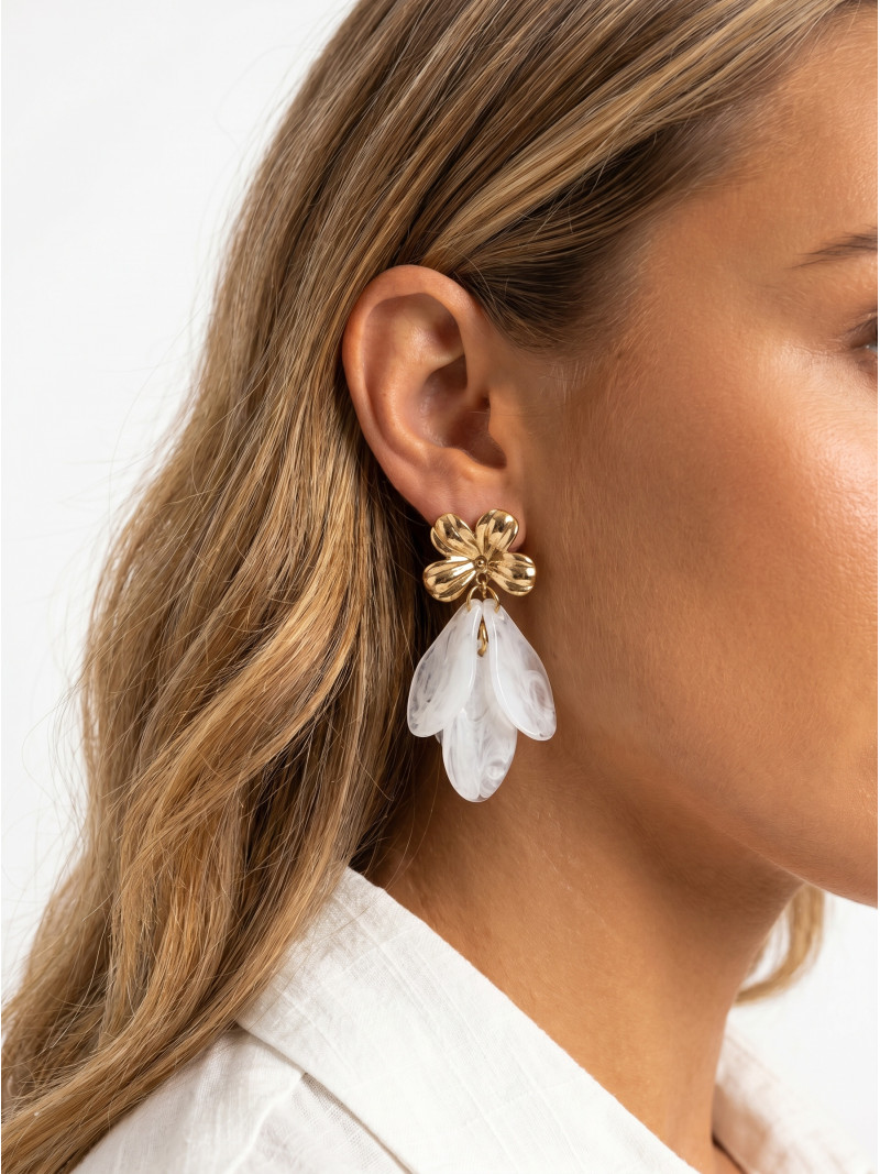 Boucles d'oreilles Véna - Doré
