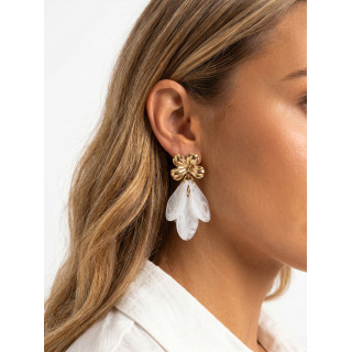 Boucles d'oreilles Véna - Doré