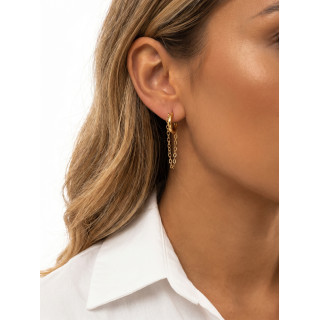 Boucles d'oreilles Norya - Doré
