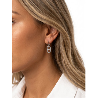 Boucles d'oreilles Iska - Argenté
