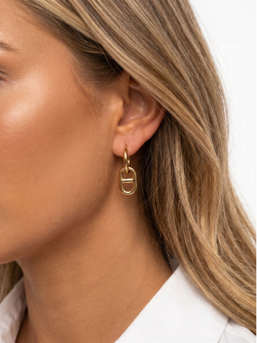 Boucles d'oreilles Iska - Doré