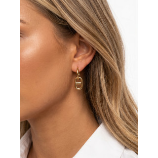 Boucles d'oreilles Iska - Doré