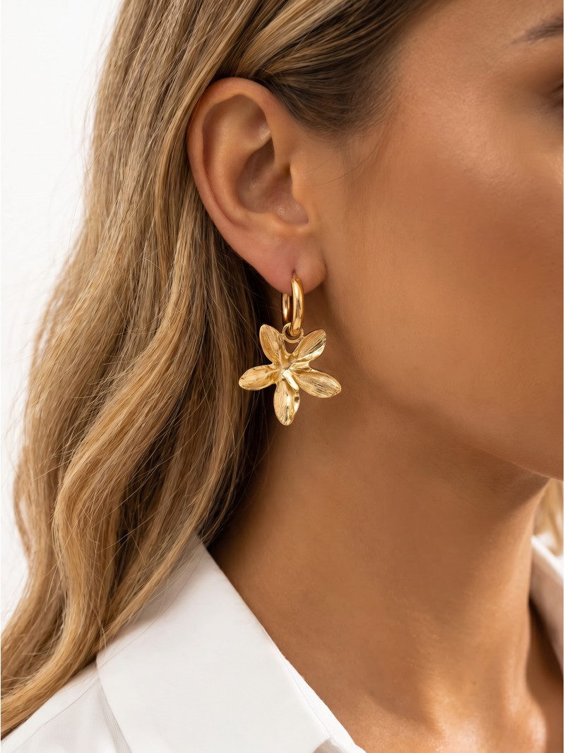 Boucles d'oreilles Taya - Doré