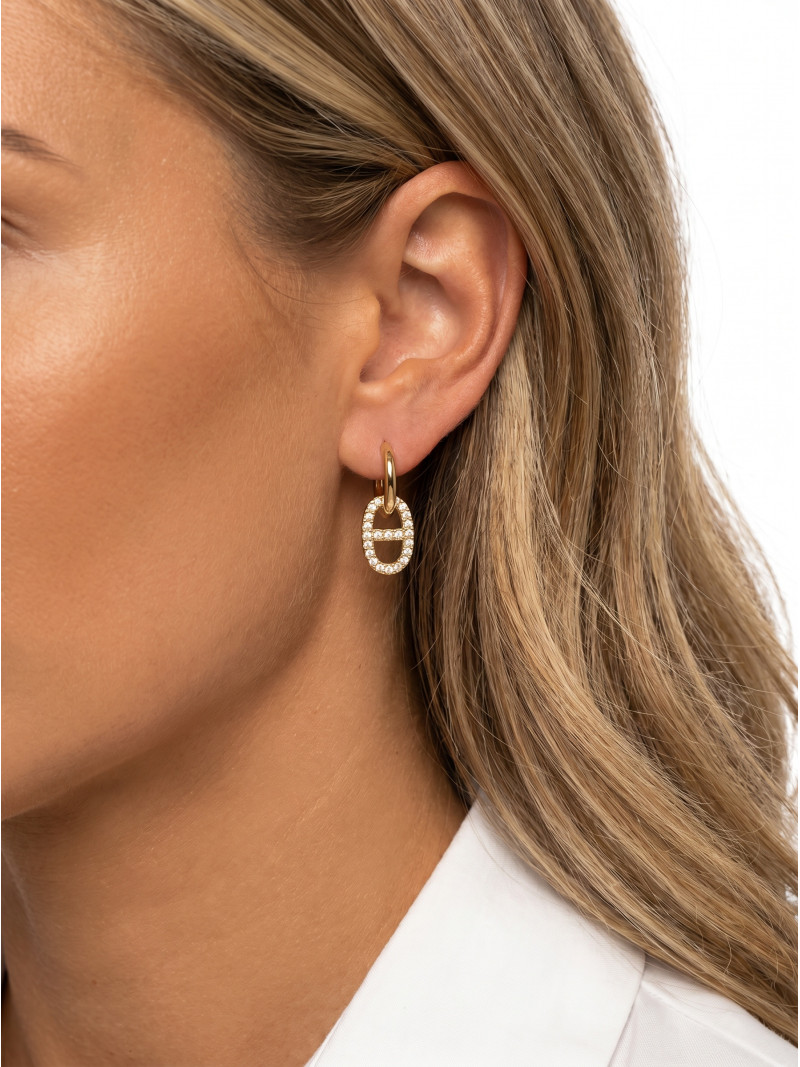 Boucles d'oreilles Seya - Doré