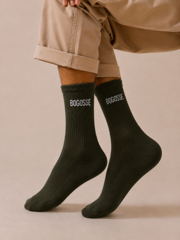 Chaussettes "Bogosse" - Kaki