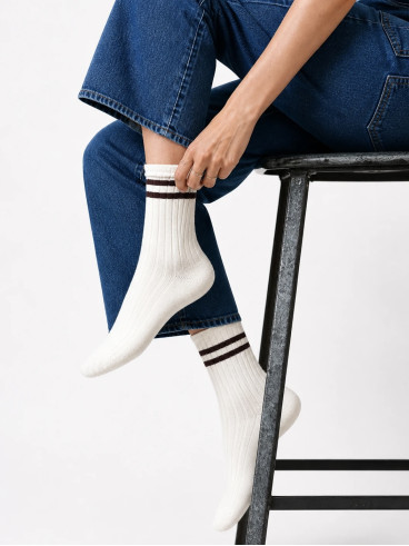 Chaussettes France - Ecru