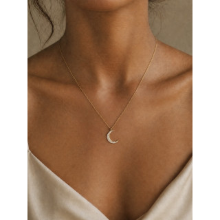 Collier Moon - Doré