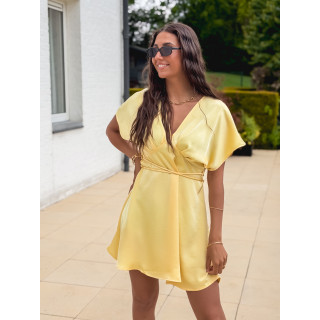 Robe courte Briony - Jaune