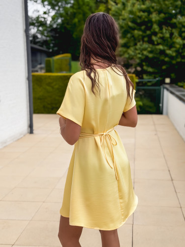Robe courte Briony - Jaune