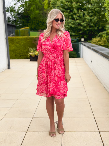 Robe courte Jacinte - Fushia