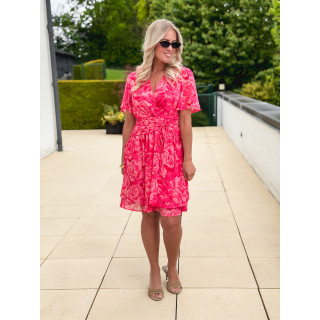 Robe courte Jacinte - Fushia