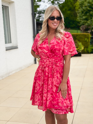 Robe courte Jacinte - Fushia