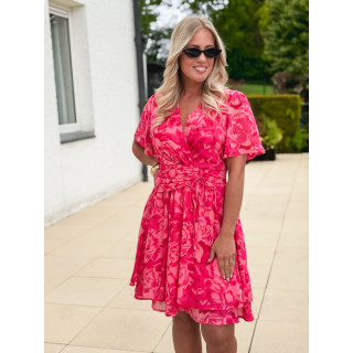 Robe courte Jacinte - Fushia