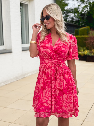 Robe courte Jacinte - Fushia
