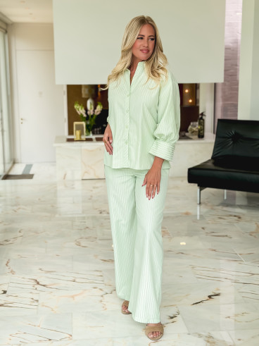 Chemise Roselyne - Vert clair Chemise Roselyne - Vert clair